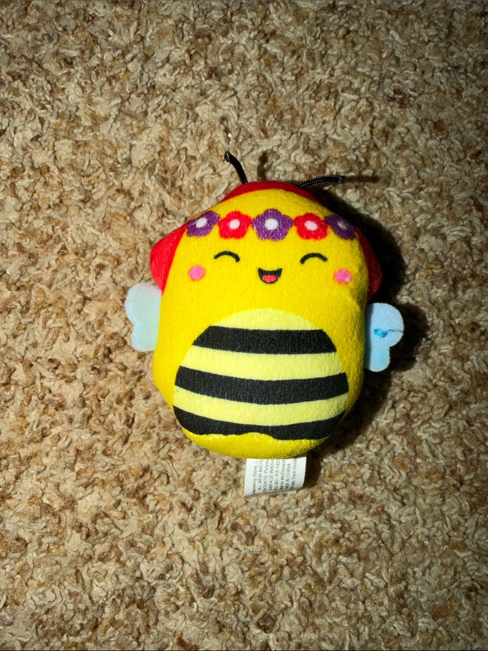 Squishmallow Sunny The Bee McDonald’s Happy Meal Toy